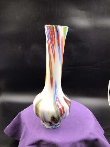 Murano glas vase - bunt, cm