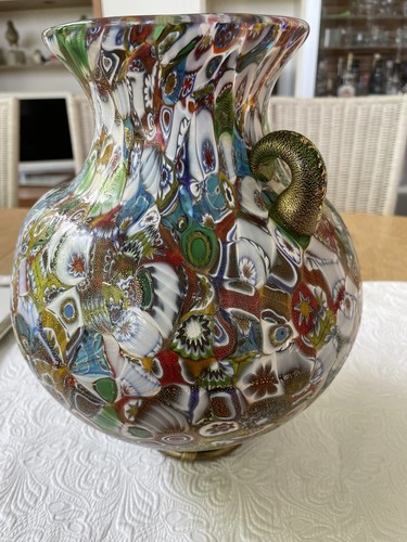 Murano glas vase höhe 5cm - 28,