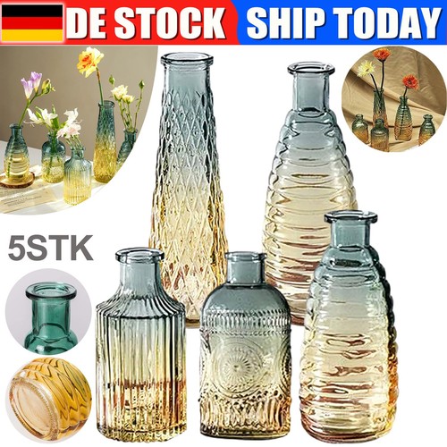 Tlg glasvase blumenvase - 5-tlg,