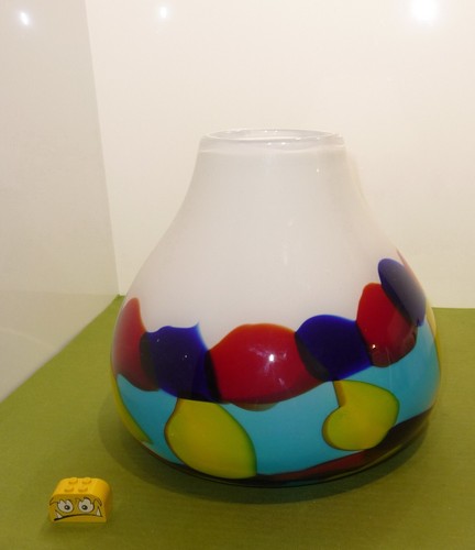 Schwere moderne glas vase - ,
