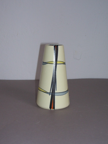 Vase keramik streifendekor - keramik,
