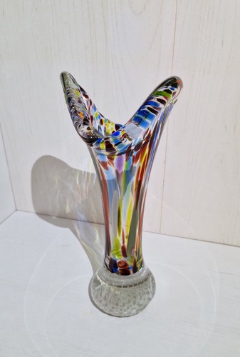 Vase kunstglas bunt - kunstglas, bullicante