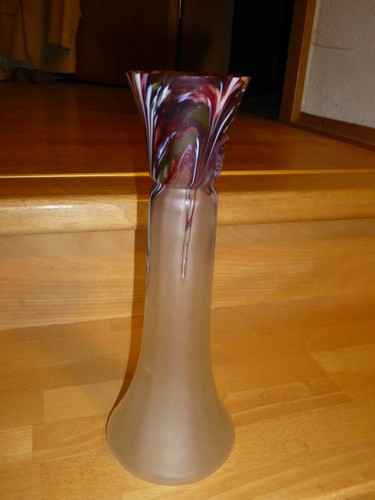 Vintage glas vase 70er - vase,