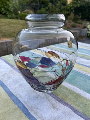 Vase tiffany stil glas - vase,