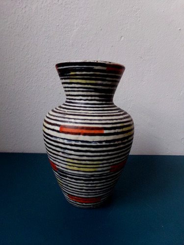Vase keramik 50er jahre - vase,
