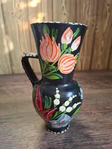 Kleine alte ton vase - ton, /