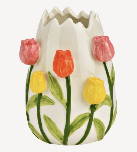 Porzellan tulpenvase mit - porzellan,