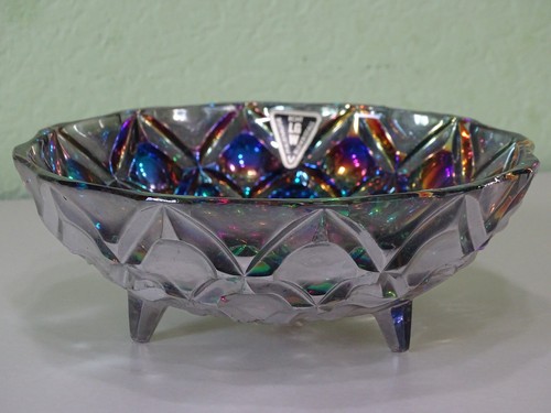 Glasschale motiv pfauenauge - glasschale,