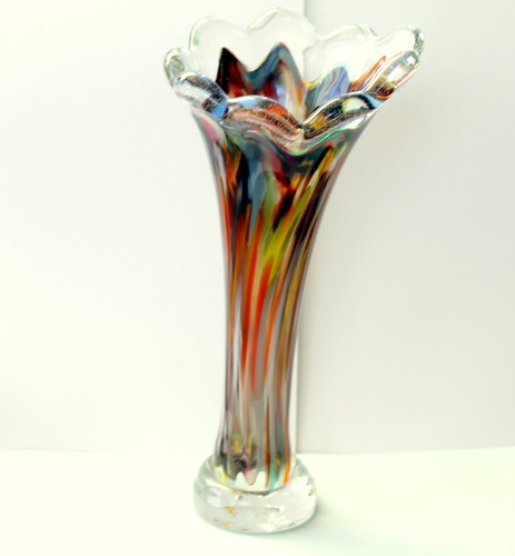 Vase glasvase muranoglas - vase,, glasvase,