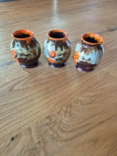 Vintage kleine vasen bunt - 3,