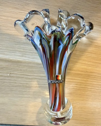 Vintage regenhütte glas - glas, vase