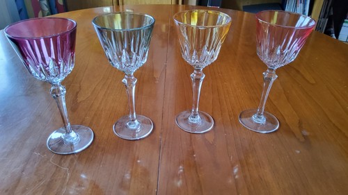 Bunte kristallgläser 70er - bunte,
