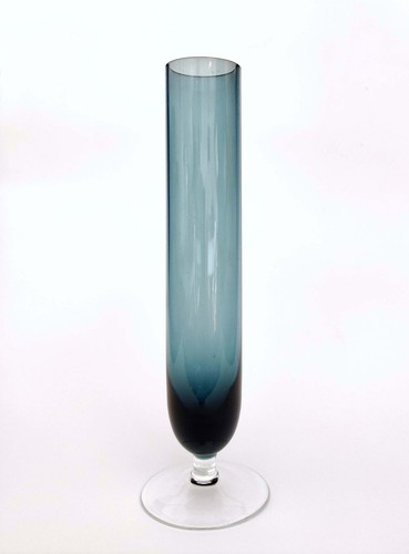 Vintage glas vase buntglas - vase,