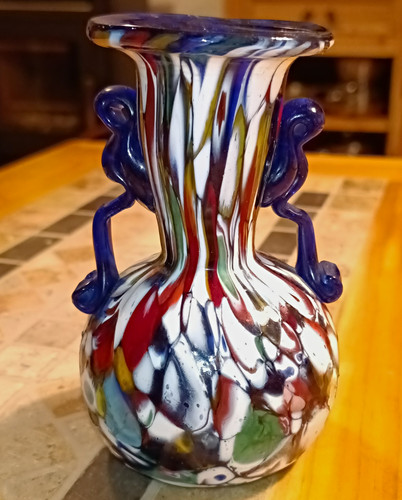 Murano vase mehrfarbiges - murano,