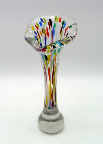 Kunstglas vase tulpenvase bunt - vase,