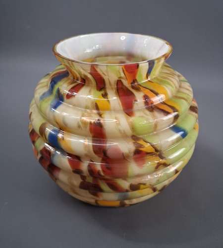 Glas vase art - glas, art-déco