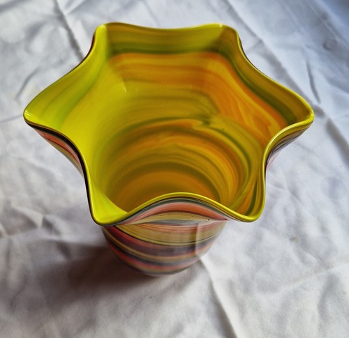 Vintage murano vase bunt - murano,