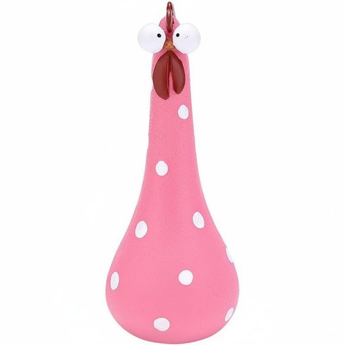 Hühner vase bunt lange - hühner-vase,