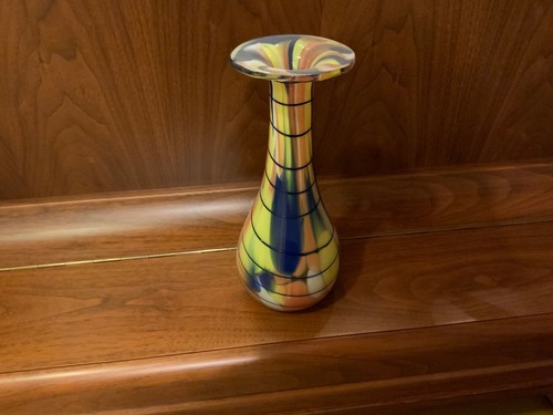 Glas vase bunt - vase,