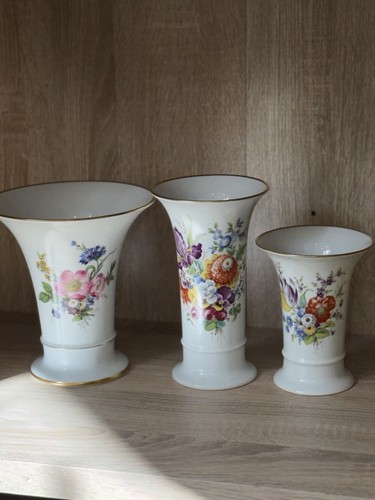 3xporzellan kaiser vase - kaiser, bunte