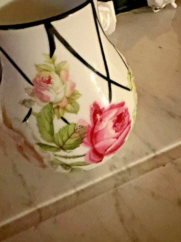 Nachlass jugendstil vase bunte - nachlass,