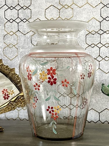 Antik groß vase glasvase - vase,