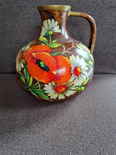 Blumenvase bauchig bunte - blumenvase,, bauchig,