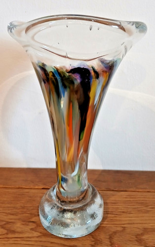 Vintage kunstglas vase - kunstglas, *vase