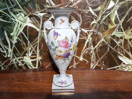 Meissen antike prunkvase - meissen,